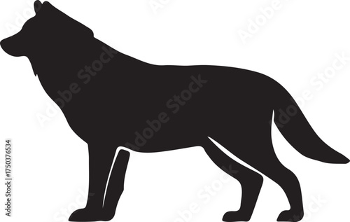 Detailed Dog Illustration with CMYK Colors and Helvetica and Courier Fonts