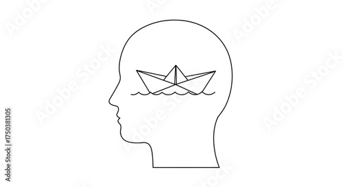 Paper Boat Sailing Through the Human Mind