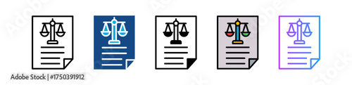Legal Balance multiple icon