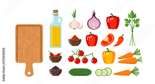 A Culinary Scene in a Kitchen Environment