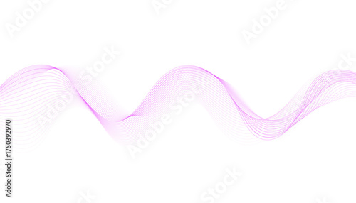 Purple Abstract Wave Line Background Design