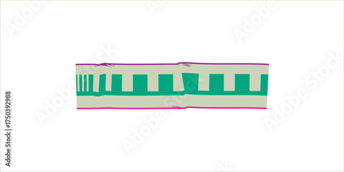 gift box on white background. gift box isolated on white. Vector brush stock, grunge color and white paint Background.
