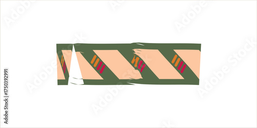 Abstract color brush stroke on white background with colorful oil paint. Stock image of creative brush strokes on white background. colorful brush Stock on isolated background. 