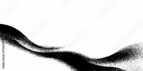 Abstract vector illustration of a black silhouette of a woman with a snake symbol isolated on white