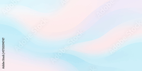 Abstract bright rainbow wave pattern and blue water light backdrop illustration