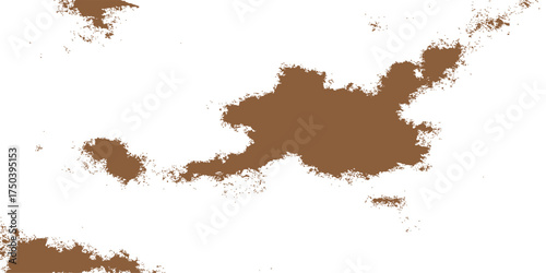 The grunge ink splat background texture is a dirty paint splash design with watercolor blot stain vector art