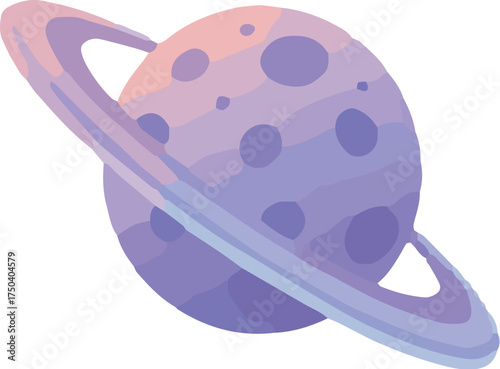 vector illustration of a planet