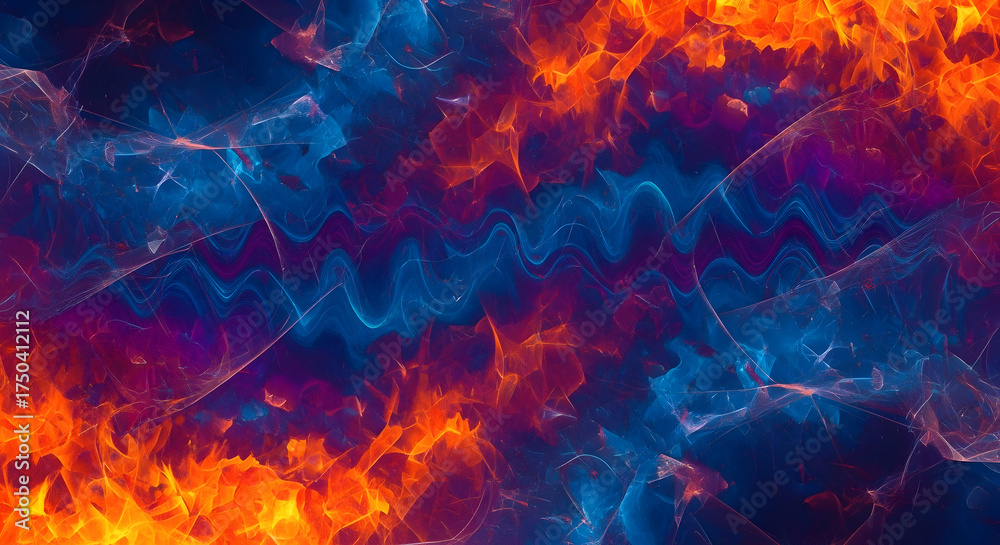 Fototapeta premium Stunning vibrant abstract background explodes with flowing rainbow colors perfect for dynamic design projects.