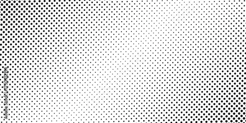 Halftone dot pattern background a vector texture with black dots on white useful for graphic design and retro effects. EPS vector illustration