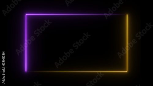 Photography illustration of glowing neon red lines background 4k resolution illustration