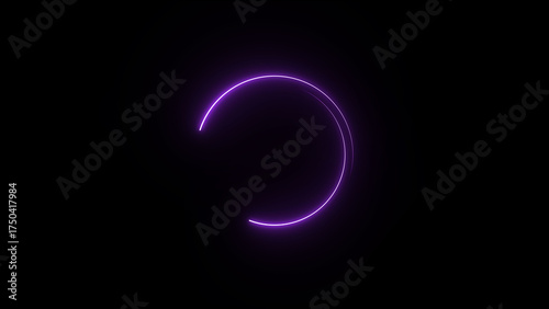 Wallpaper Mural Glowing blue circle frame background illustration. Torontodigital.ca