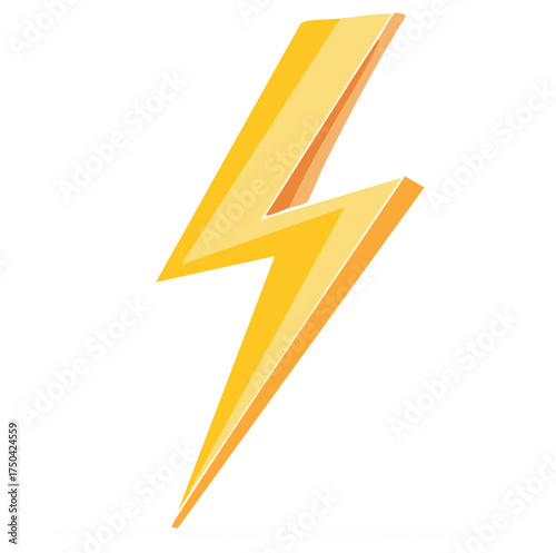 Cartoon Yellow Lightning Bolt Icon Simple Energy Sign Symbol, Flat Design Free Download Cartoon Yellow Lightning Bolt Icon Simple Energy Sign Symbol, Flat Design - GFXLoad