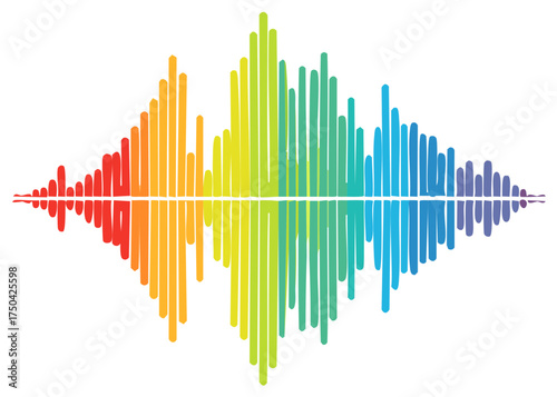Colorful Soundwave Visual Spectrum for Audio Technology Design and Multimedia Applications