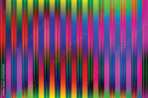 Vibrant Rainbow Spectrum Abstract Vertical Gradient Stripes Background. Modern Digital Art Wallpaper Design.