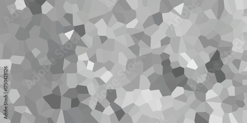 Monochromatic abstract mosaic pattern with irregular polygonal shapes in varying shades of gray creating a sophisticated and textured background for design