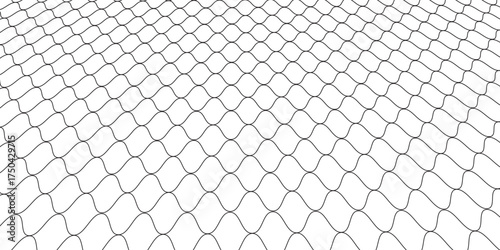 PrintMesh texture for fishing nets. Seamless pattern for sportswear or soccer goal, volleyball net,