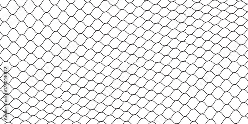 PrintMesh texture for fishing nets. Seamless pattern for sportswear or soccer goal, volleyball net,