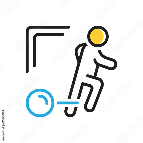 Multi color icon for burden