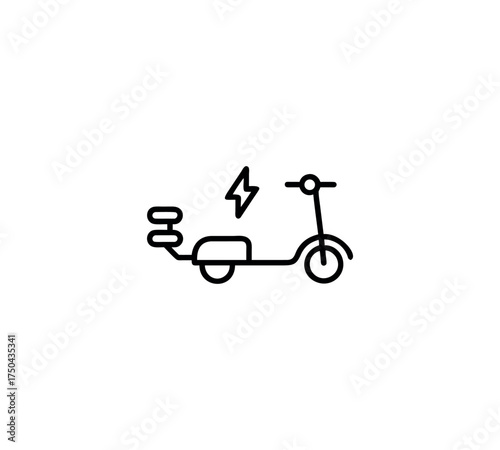 Electric scooter for sustainable city transportation representing green mobility urban commuting eco transport ride sharing and modern electric vehicle option