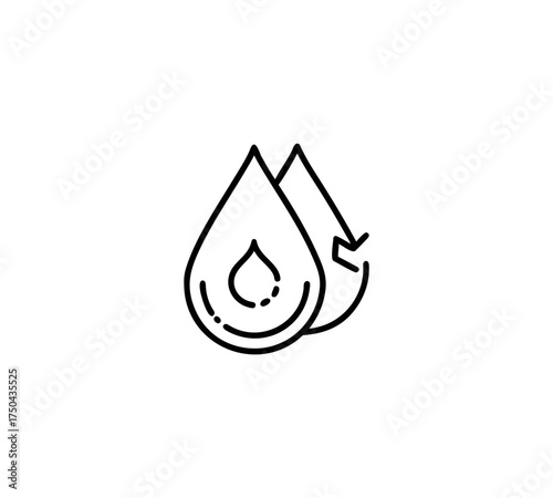 Blood donation and medical care concept showing clean red drop representing health awareness emergency aid and life saving support service