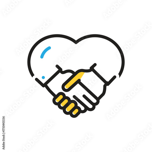 Multi color icon for mutual
