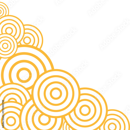 Line Lunar Circle Pattern