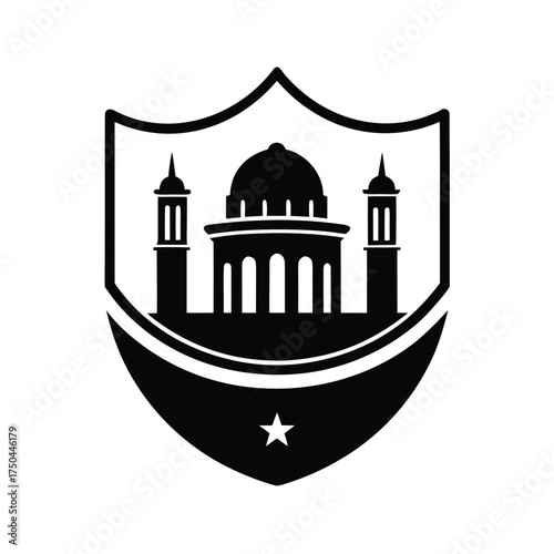 Ancient Turkey Site Logo Illustration