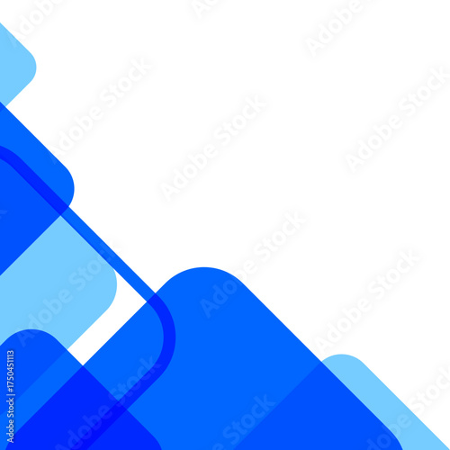 Blue Abstract Corner