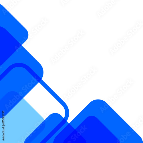 Blue Abstract Corner