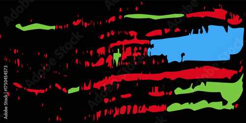 Glitch distorted grunge background . Noise destroyed texture . Trendy defect error shapes .
