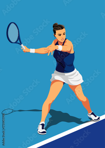 女子テニス選手