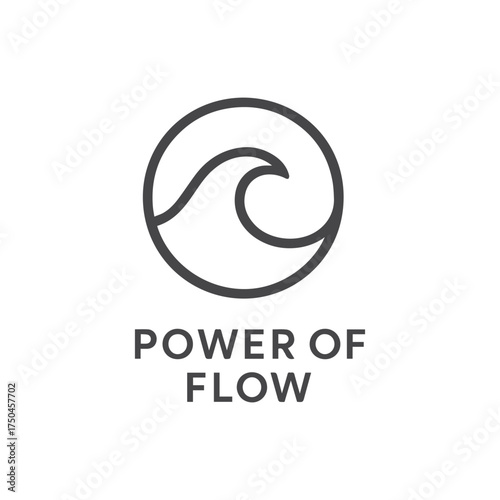 Embrace the Dynamic Energy A Minimalist Wave for Creative Inspiration