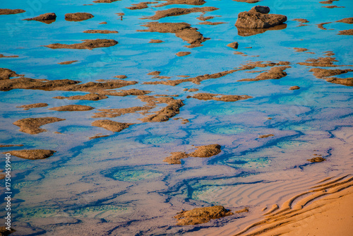 Close Up Pattern of Rocky Beach
