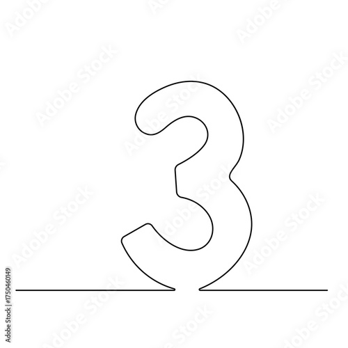 Alphabet  single line art, continuous one line drawing of  Isolated outline vector icon 