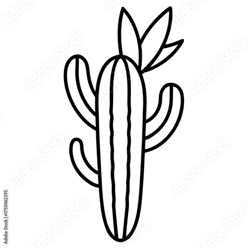 cactus plant tattoo design