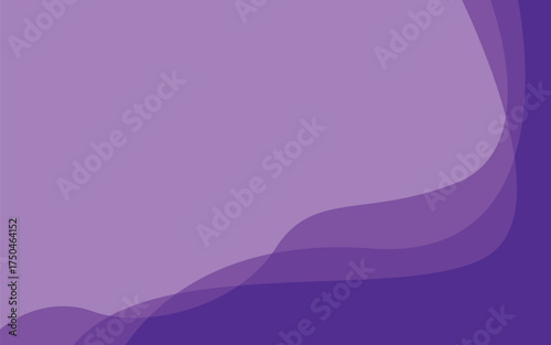 Purple Simple Wave Design Illustration Background