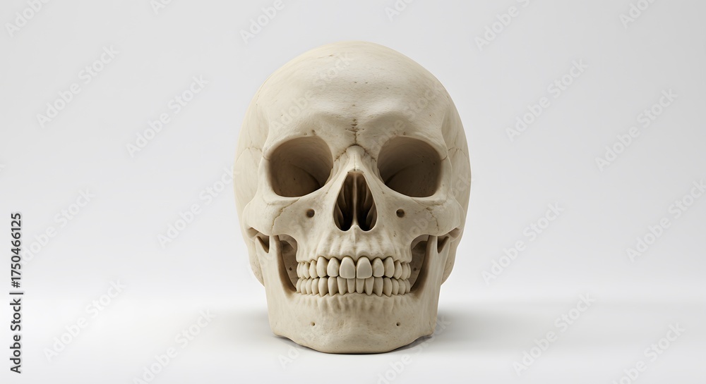 Obraz premium Human skull model