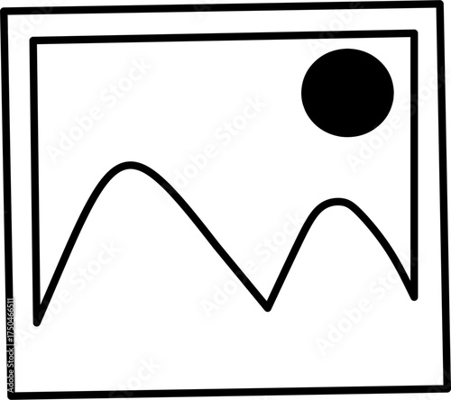 Vector illustration of photo gallery icon