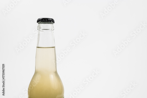 Wallpaper Mural Close-up of a bottle with a clear liquid and black bottle cap. Torontodigital.ca