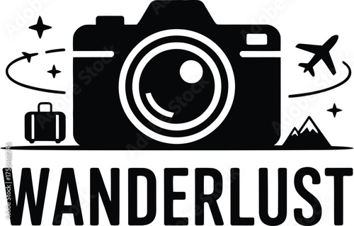 Wanderlust Vector Art Illustration - Travel and Exploration Theme