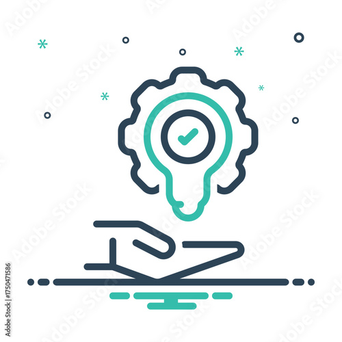 Mix icon for practical solutions
