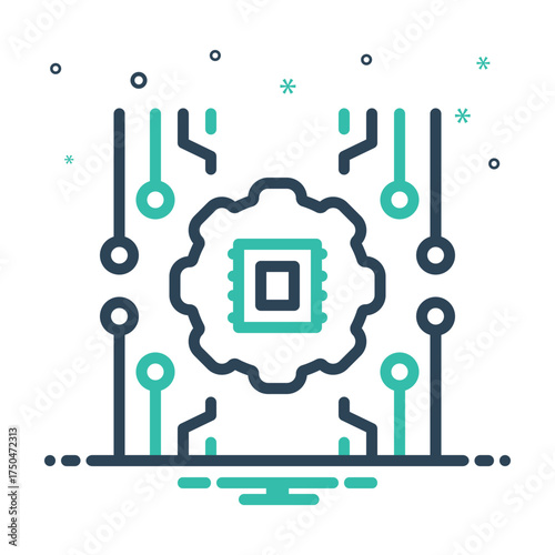 Mix icon for automated