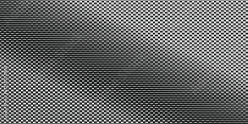 Monochrome Carbon Fiber Pattern with Gradual Diagonal Shading.