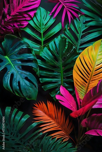 tropical flower background