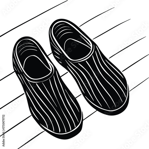 vector illustration of shoes