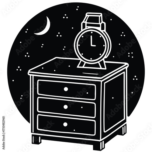 chest of drawers and money