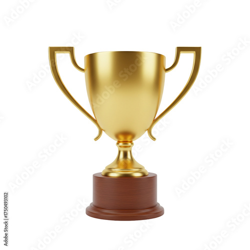 Wallpaper Mural Celebrate your achievements with this gleaming gold trophy, perfect for recognizing success, awards, and championship wins, inspiring motivation and recognition Torontodigital.ca