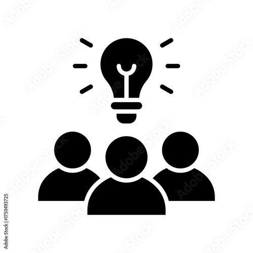 Innovation Leadership glyph icon