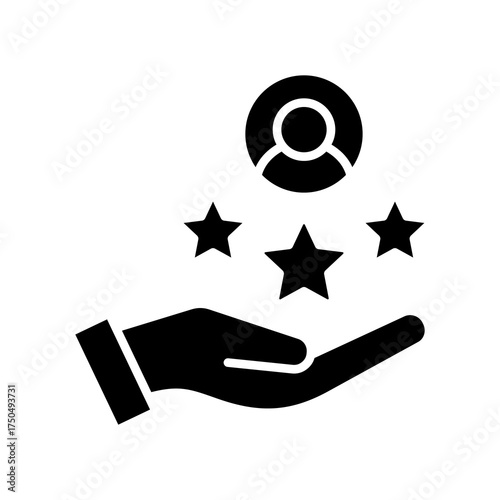 Customer Satisfaction glyph icon
