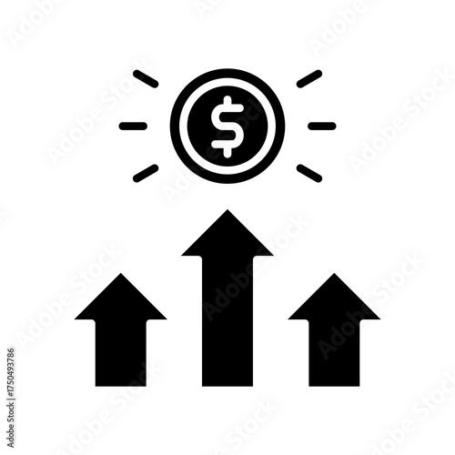 Competitive Advantage glyph icon